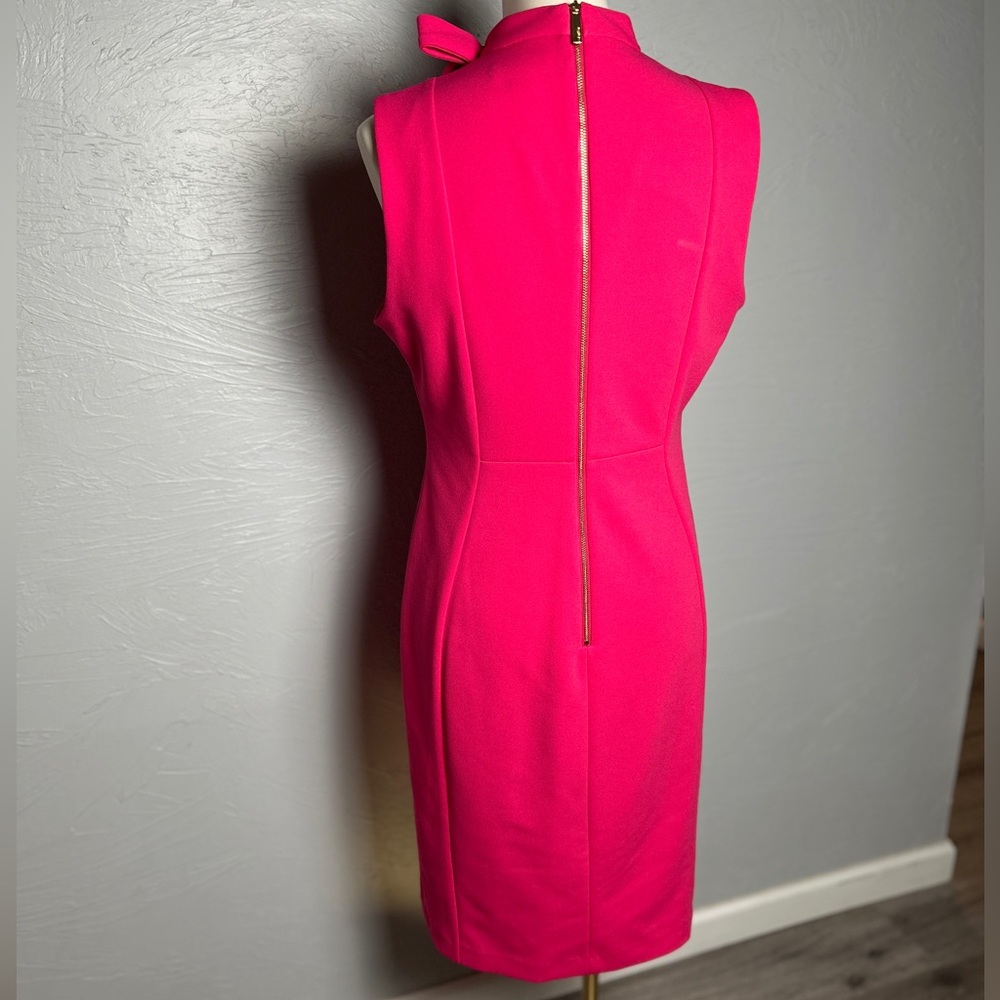 Calvin Klein Fuchsia Midi Dress - Picture 3 of 9